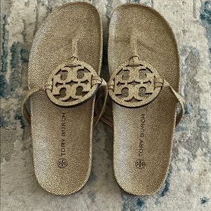 Tory Burch Gold Sandals
